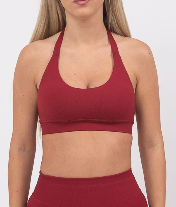 Ira burgundy sports bra