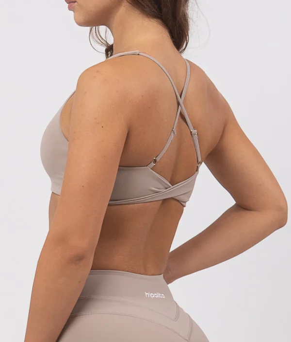Noa beige sports bra