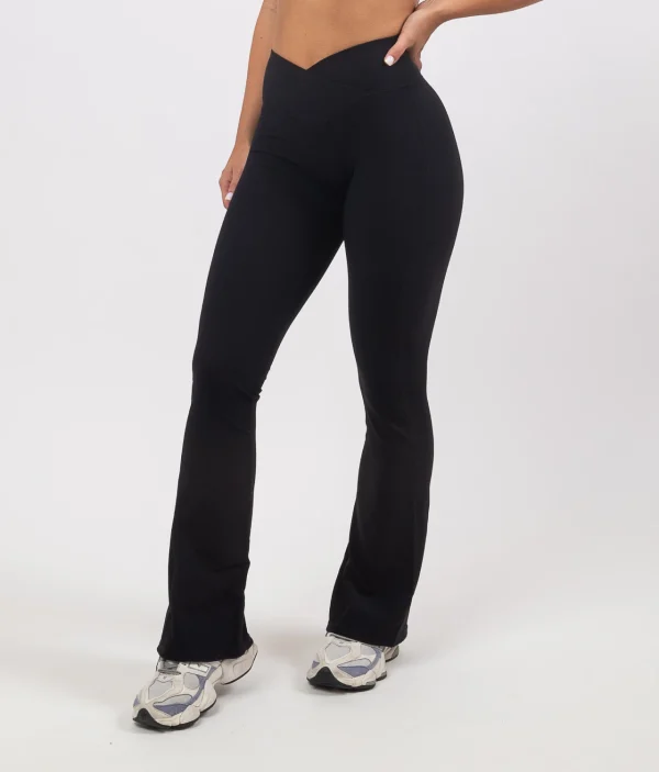 Zira black flare leggings
