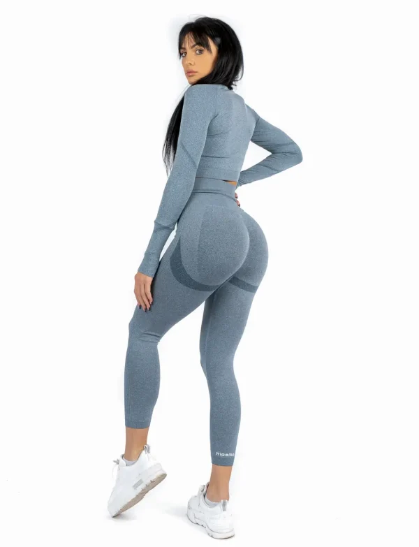 Aurora blue komplet sa topom na dug rukav