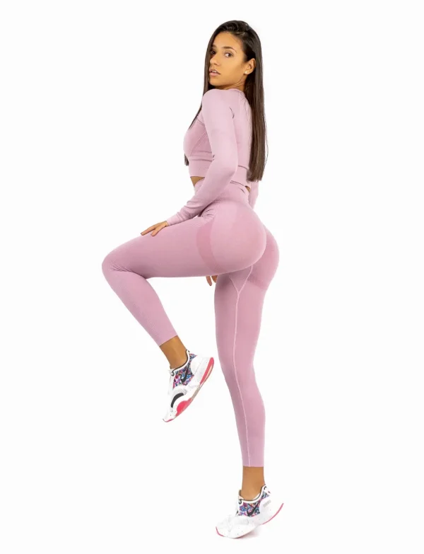 Aurora lila komplet sa topom na dug rukav