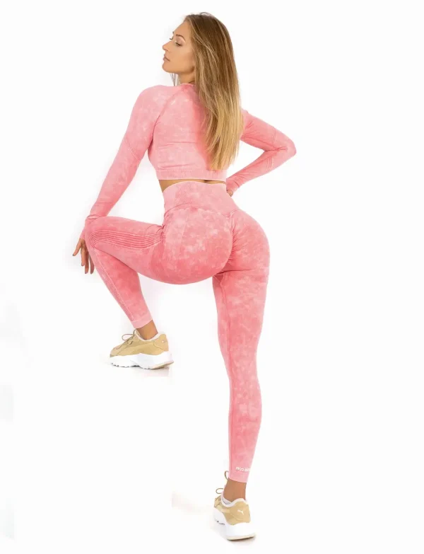 Perfect body pink komplet sa topom na dug rukav