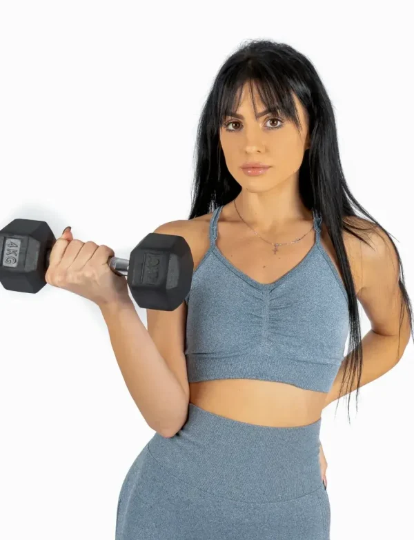 Aurora blue sportski grudnjak na naramenice