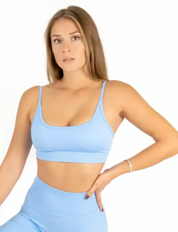 Selena blue top na naramenice