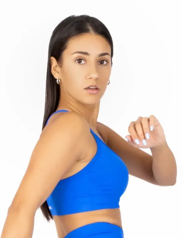 Dalia royal blue top na naramenice