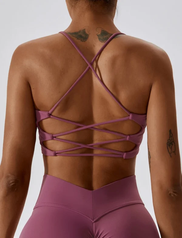 Sena rose top na naramenice