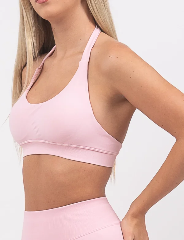 Ira baby pink top na naramenice