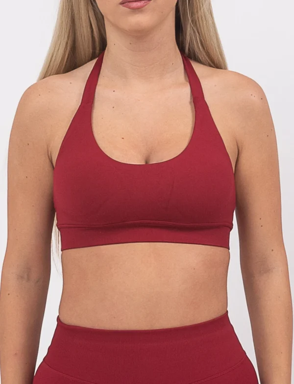 Ira burgundy top na naramenice