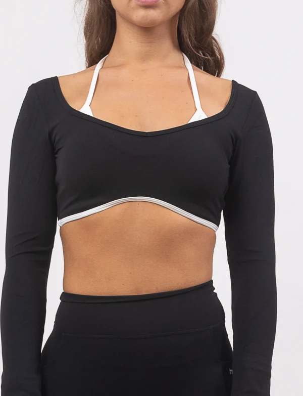 Telma black top dugih rukava