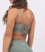 Zira green top na bretele