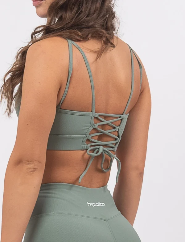 Zira green top na bretele