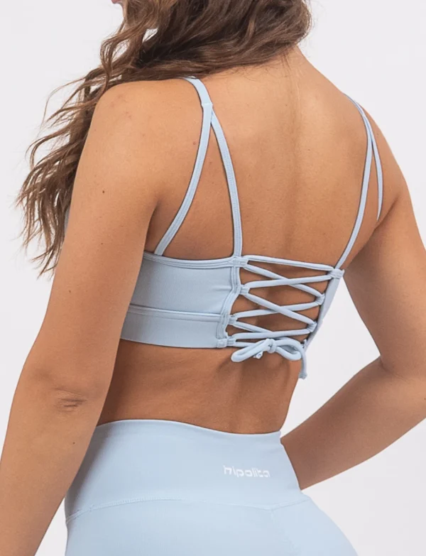 Zira blue top na bretele