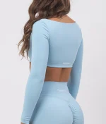 Lia blue top na dug rukav 3