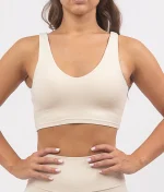 Leila beige top na bretele 1