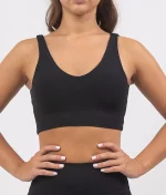 Leila black top na bretele