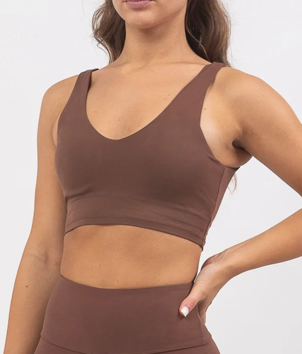 Leila brown top na bretele 1 1