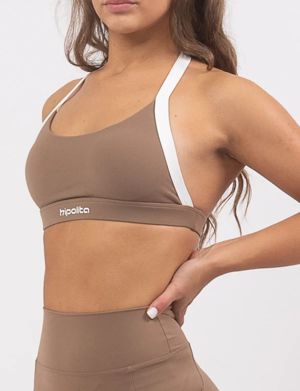 Telma beige top na bretele