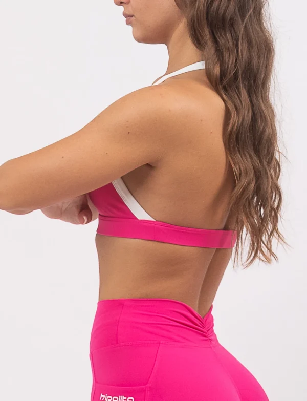 Telma pink top na bretele