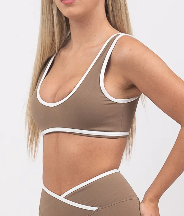 Summer beige top na bretele 4