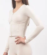 Leda beige jaknica 4