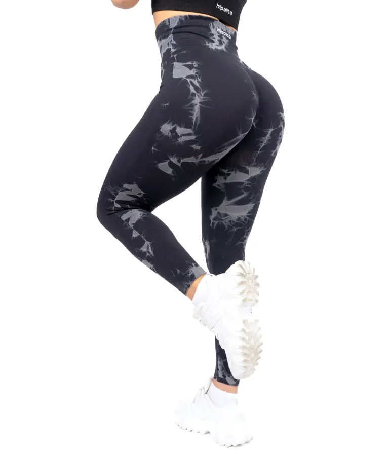 Maya gray/black push up leggings