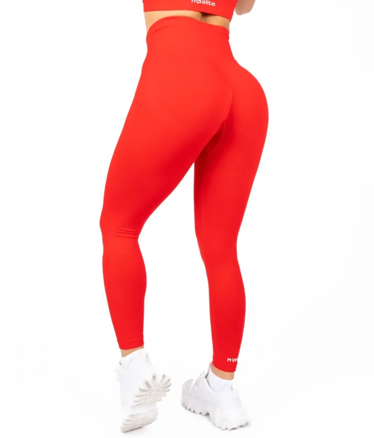 Dalia red push up leggings