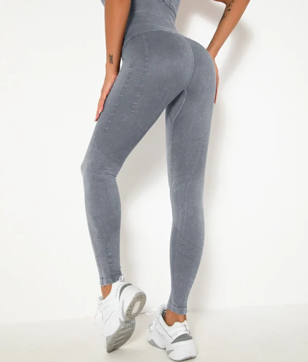 Mist gray sports leggings