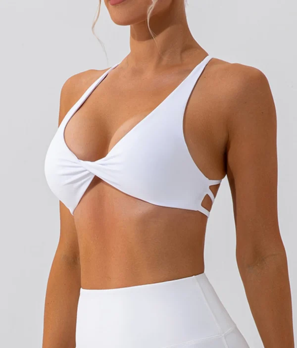 Reina white strappy top