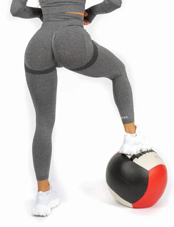 Aurora dark gray push up tajice