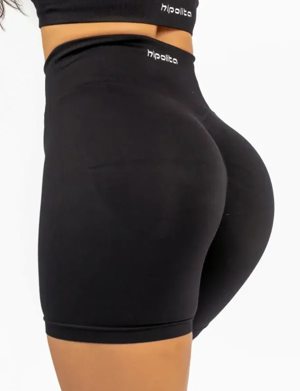 Selena black push up biciklističke hlače