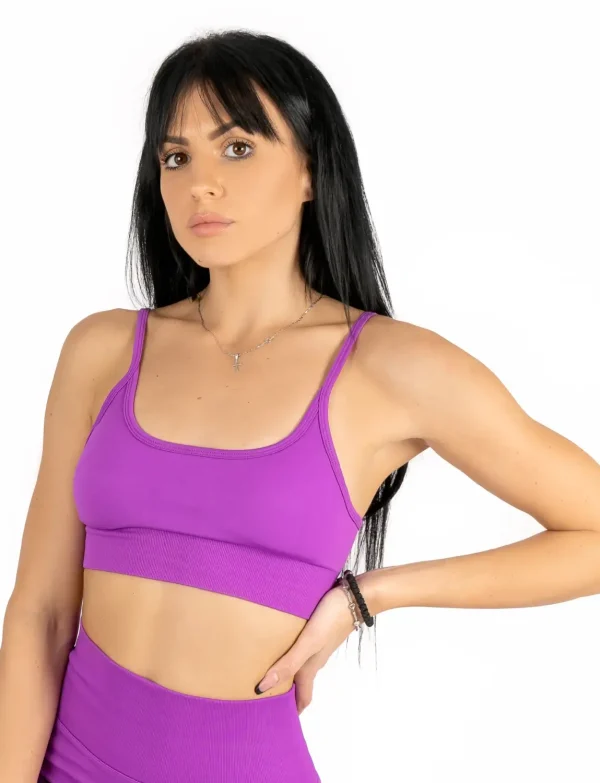 Selena purple top na naramenice